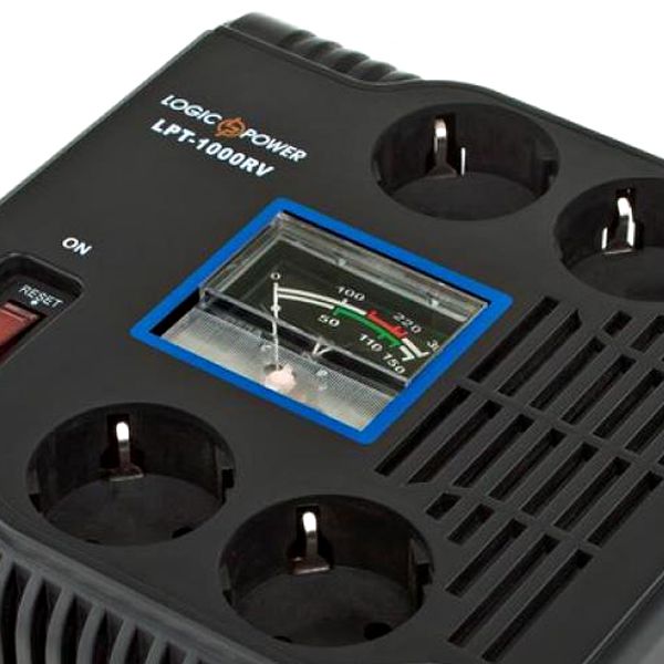 Стабілізатор LogicPower LPT-1000RV (700Вт) однофазний релійний