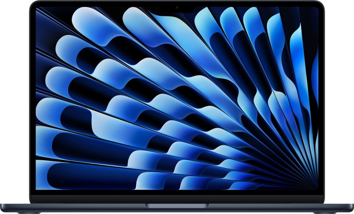 Ноутбук Apple MacBook Air 13, (MW123ZE) 13.3", Apple M4 (2.99GHz), 10‑Core CPU, 16GB, SSD 256GB, Midnight