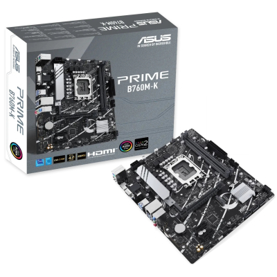 Материнська плата Asus Prime B760M-K (s1700, Intel B760M, PCI-Ex16, M.2) 