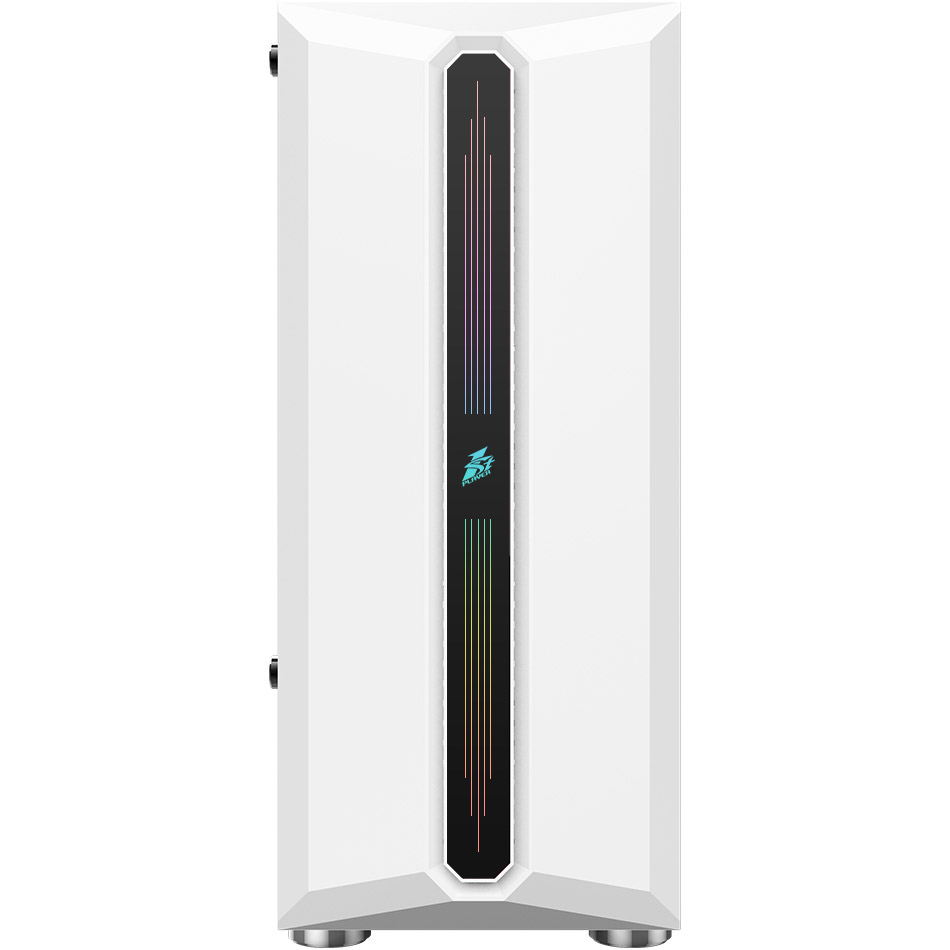 Корпус 1stPlayer RB-3-R1-WH Color LED White без БЖ