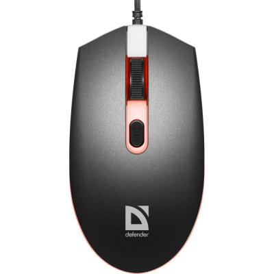 Мишка Defender Dot MB-986, USB, Black (52986)