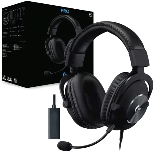 Наушники Logitech PRO X Gaming Headset BLACK mini jack\USB (981-000818)