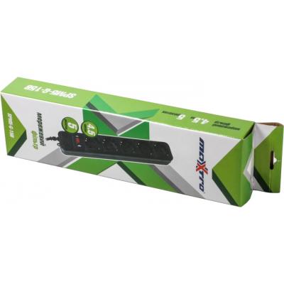 Мережевий фільтр Maxtro SPM5-G-15B, 4.5 м.