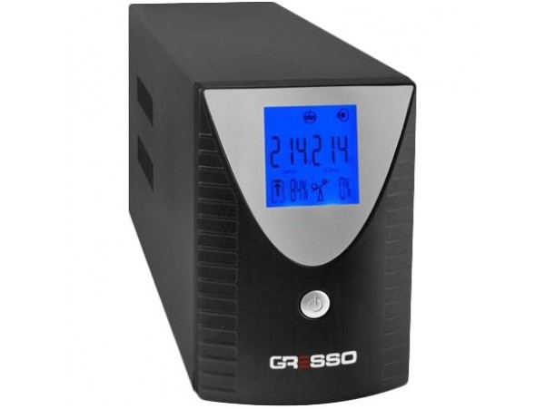Джерело безперебійного живлення Gresso KL1200VA AVR LCD
