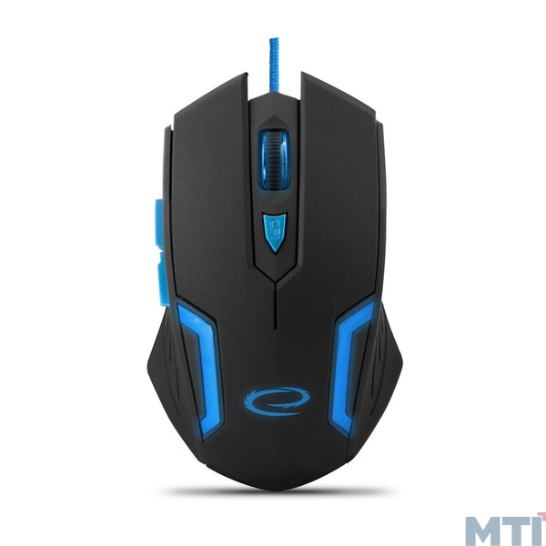Мишка Esperanza EGM205B FIGHTER Blue, USB