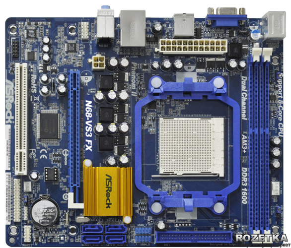 Материнська плата ASRock N68-GS4 FX Socket AM3+