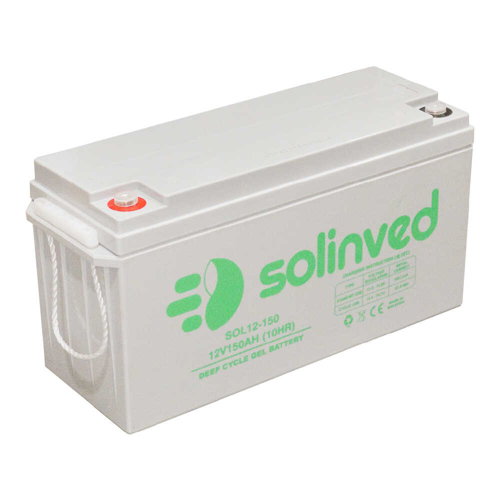 Акумулятор для ДБЖ SOLINVED GEL 12V 150Ah, Gray Case (SOL 12-150)