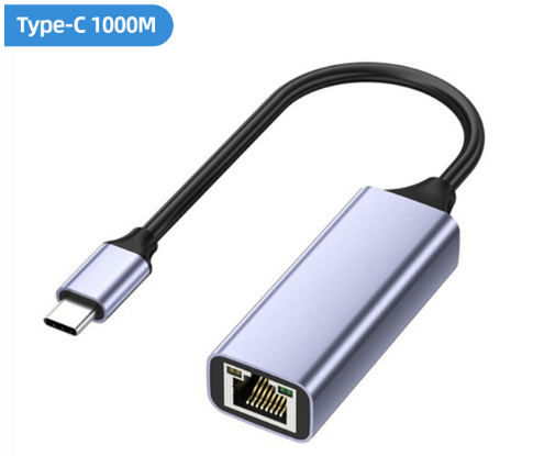 Перехідник Type-C - LAN Adapter Gigabite VegGieg Metal Case