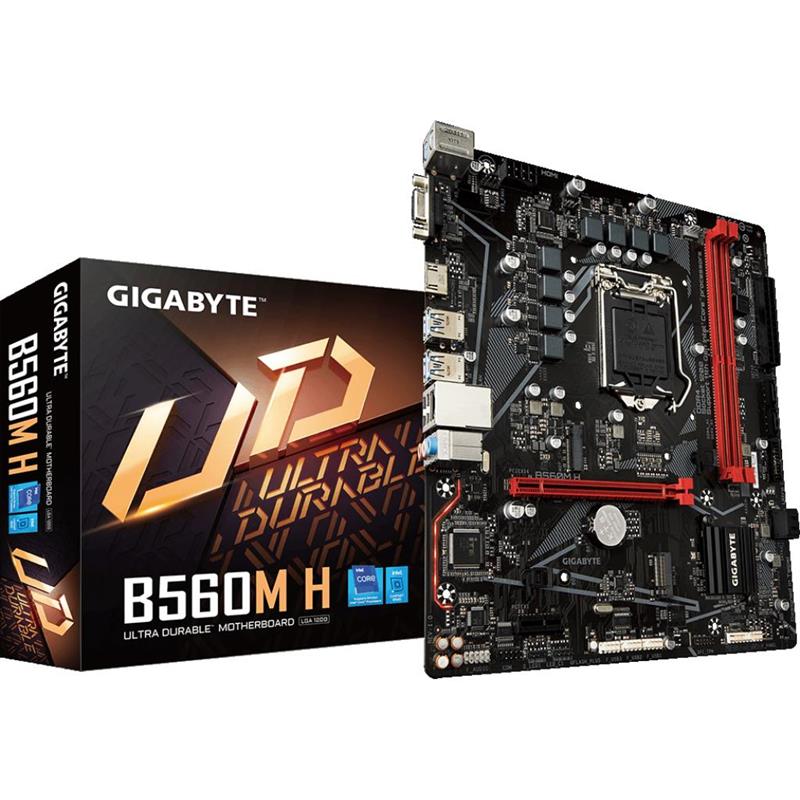 Материнська плата Gigabyte B560M H (s1200, Intel B560, PCI-Ex16, M.2, 2xDDR4)