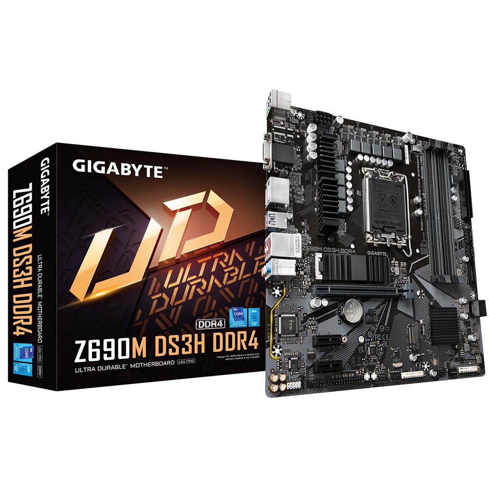 Материнська плата Gigabyte Z690M DS3H (s1700, Intel Z690, PCI-Ex16)