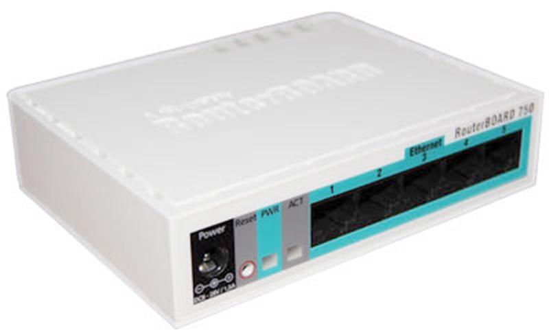 Маршрутизатор Mikrotik RB750GR3 hEX (880MHz/256Mb, 5х1000Мбит, PoE in)