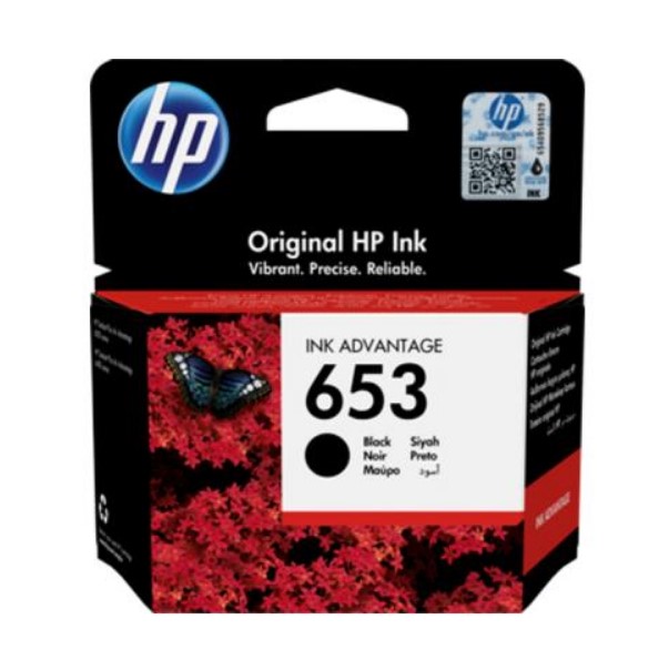 Картридж HP DJ No.653 IA 6075/6475 black (3YM75AE) Black