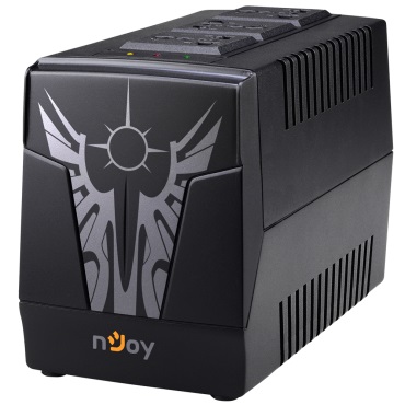 Стабілізатор Powercom NJOY Paladin 1000 (PWAV-10003PL-AZ01B) AVR, 3 розетки