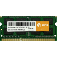 Модуль пам'яті SoDDR III 8GB 1600 MHz ATRIA (UAT31600CL11SK1/8)