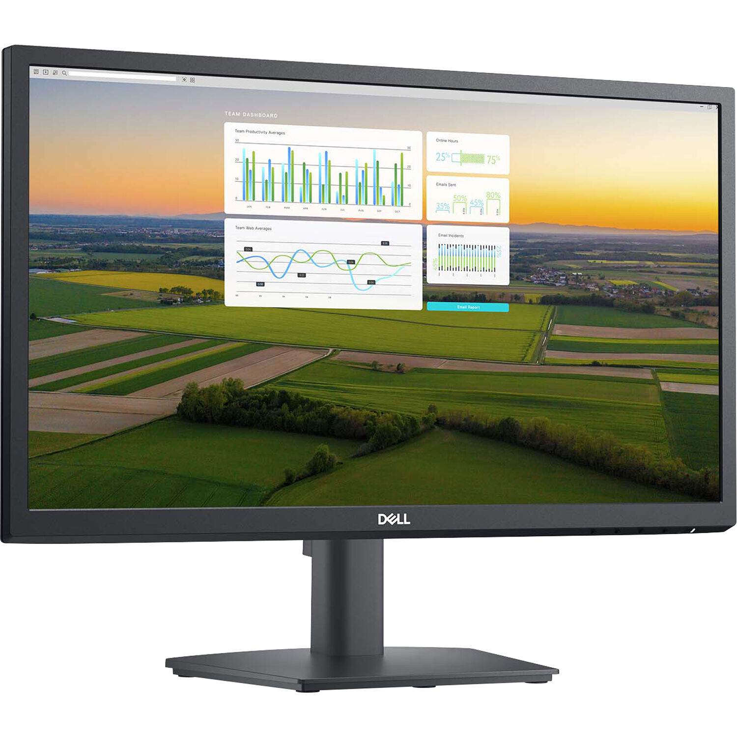 27" Монітор Dell E2723HN, (FHD, IPS, HDMI, VGA), Black (210-BDRK)