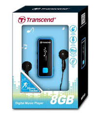 Плеер Transcend MP3 MP350 8GB (TS8GMP350B) Black Blue