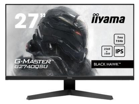 27" Монітор Iiyama G-Master G2740QSU-B1, (QHD, IPS, 75Hz, HDMI, DP)