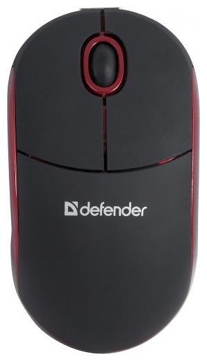 Мишка Мишка Discovery MS-630 USB BR (черный-красный) 1000dpi