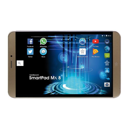 Планшет Mediacom Smart Pad Mx 8, 8", MediaTek MT8735D (1.1GHz), 1Gb, 16Gb, Gold