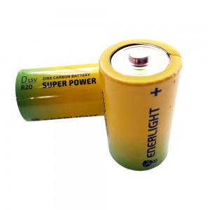 Батарейка Enerlight R20 Zink-carbon (1шт.)