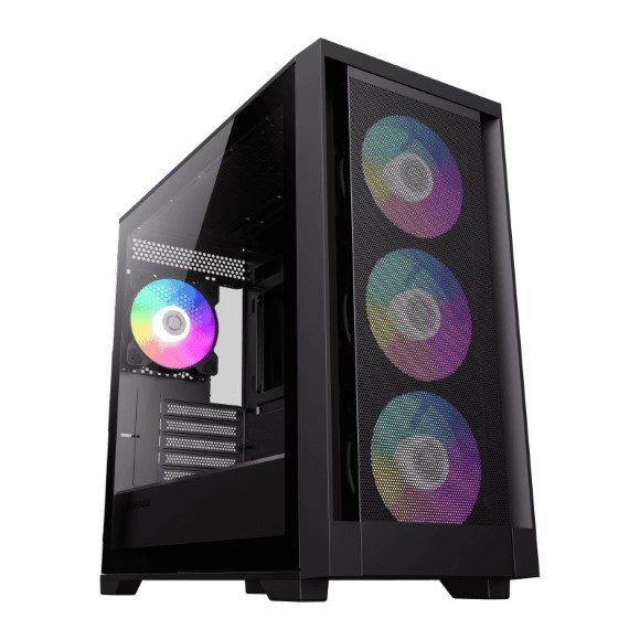 Корпус GAMEMAX Defender Mesh, Black, без БЖ