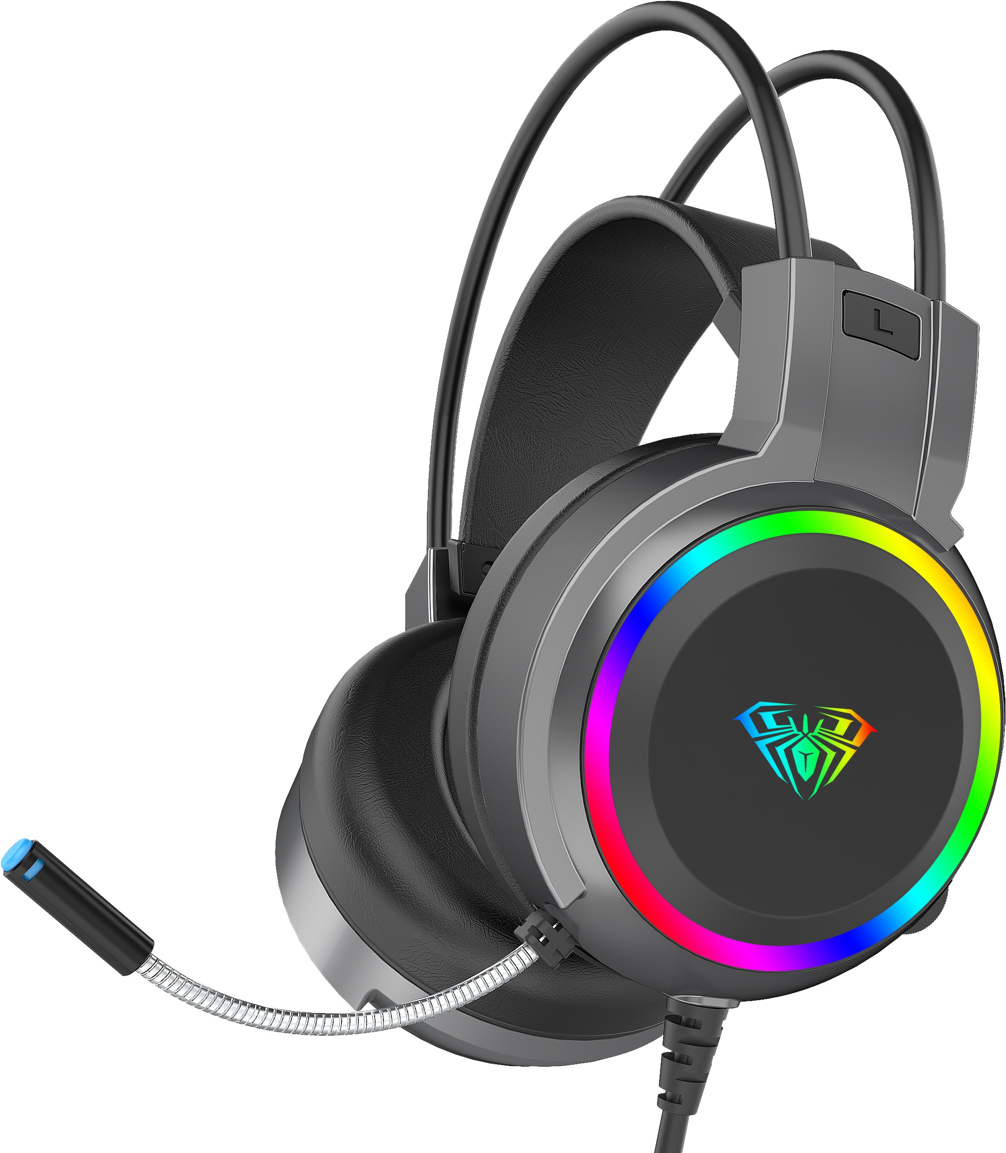 Навушники Aula S608 Wired Gaming Headset Black із мікрофоном (6948391235509)