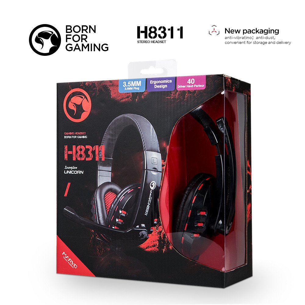 Наушники Marvo H8311, Микрофон, регулятор звука