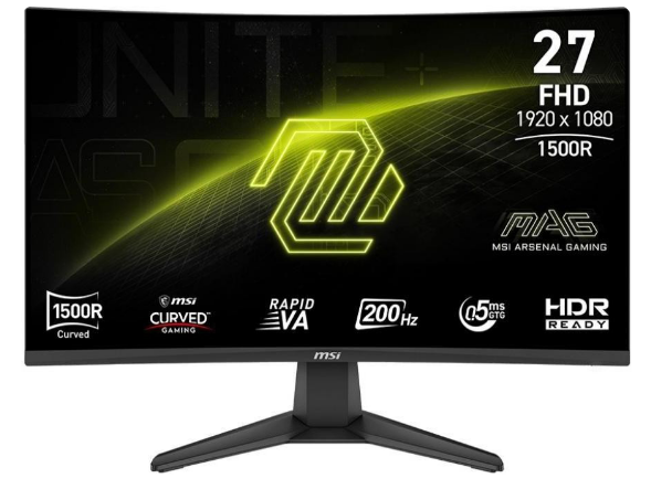 27" Монітор MSI MAG 276CF E20 (FHD,VA, 200 Hz, 2xHDMI, DisplayPort), Curved 1500R