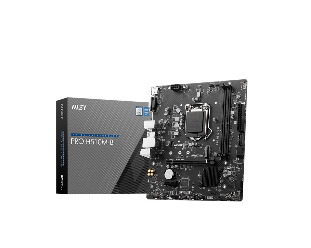 Материнська плата MSI H510M-B PRO (s1200, Intel H510, PCI-Ex16, M.2) 