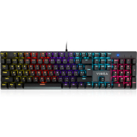 Клавіатура Vinga KBGM-101 RGB, USB, Black