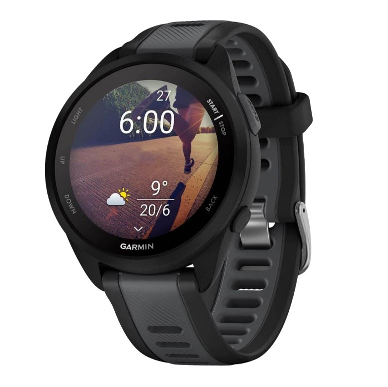 Смарт-часы Garmin Forerunner 165 Black/Slate Gray (010-02863-20), GPS