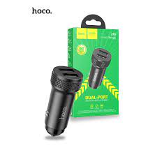 Автомобільний адаптер Hoco Z49 12W, 2xUSB