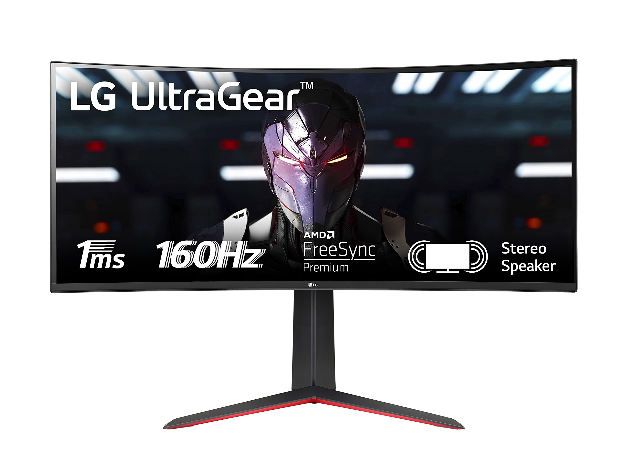 34'' Монітор LG 34GP63AP-B, (QHD, VA, 160 Hz, HDMI, DP), Curved