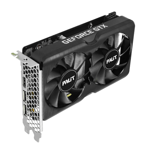 Відеоадаптер GTX1630 4096Mb GDDR6 64bit Palit Dual (NE6163001BG6-1175D)