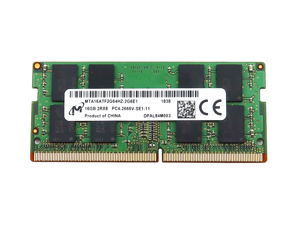 Модуль пам'яті SoDDR 4 16GB 2666 MHz 1.2v Micron (MTA16ATF2G64HZ-2G6E1)