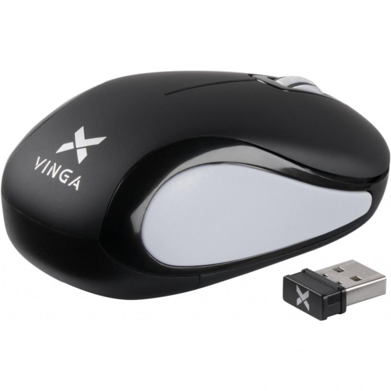 Мишка Vinga MSW-907, Black - Gray, USB, Wireless