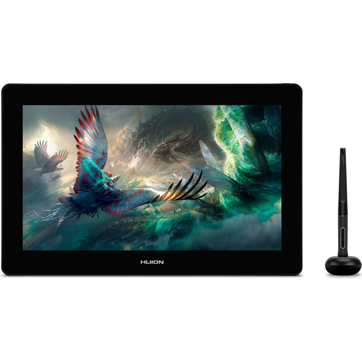 Графічний планшет Huion Kamvas Pro 16 Plus (GT1562), 4K UHD, IPS, 5080 lpi, 344.2х193.6, HDMI, DP, Dark Gray