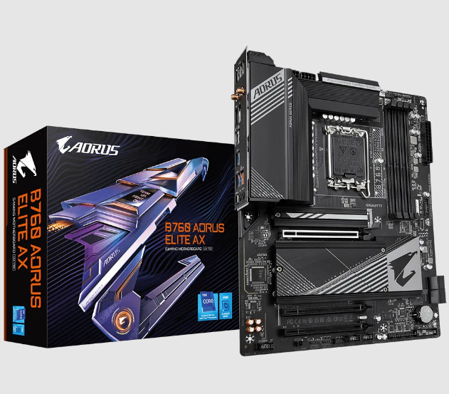 Материнська плата Gigabyte B760 AORUS ELIT (s1700, Intel B760, PCI-E 4.0x16, 4xDDR5, 3x M.2)
