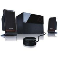 Колонки MicroLab M-200, система 2.1, пластик, 16Вт+2*10Вт, RMS, дротовий пульт ДК, Black