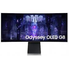 34" Монітор Samsung Odyssey G8 LS34BG850SIXUA (OLED, 3440х1440, 175Hz, 1x microHDMI, 1x miniDP), Curved, Black