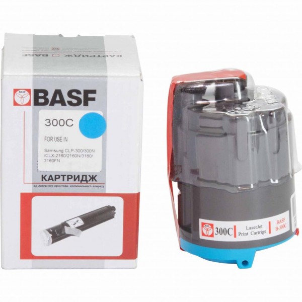 Картридж SAMSUNG CLP-300/300N/CLX-2160/3160 BASF (KT-CLP300C) Cyan 