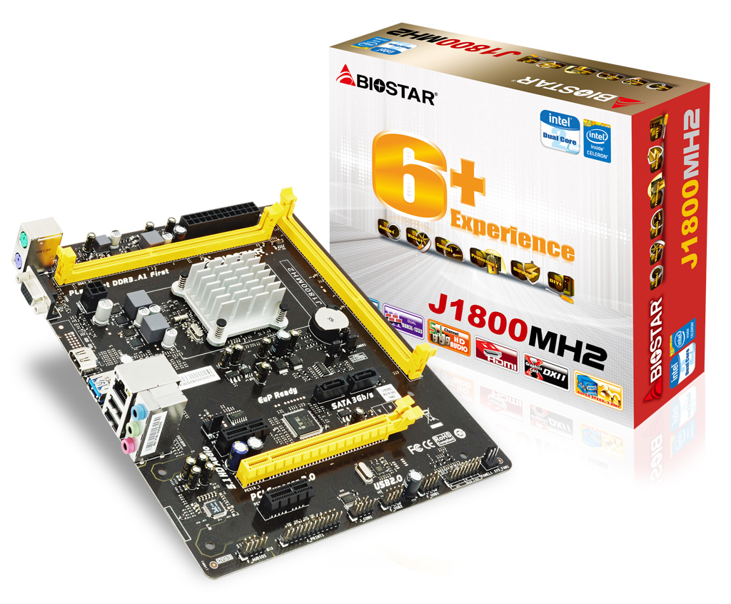 Материнська плата Biostar J1800MH2 Ver 6.x (Intel J1800)