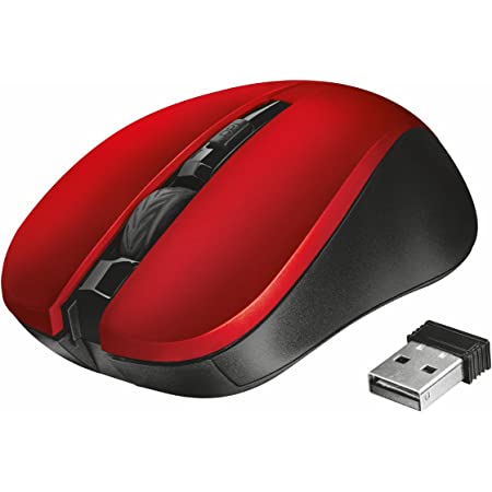 Мишка Trust Mydo Silent Red Wireless (21871)