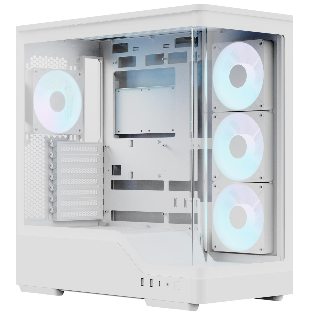 Корпус Aerocool P500A-WT-v1 White без БЖ (ACCM-PN08143.21)