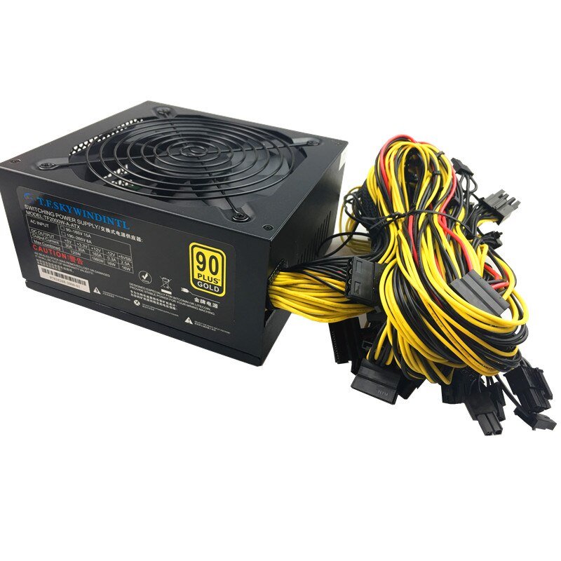 Блок живлення 2000W T.F.SKYWINDINTL, (SDGR-2000 Mining edition, 16 x 8 Pin )