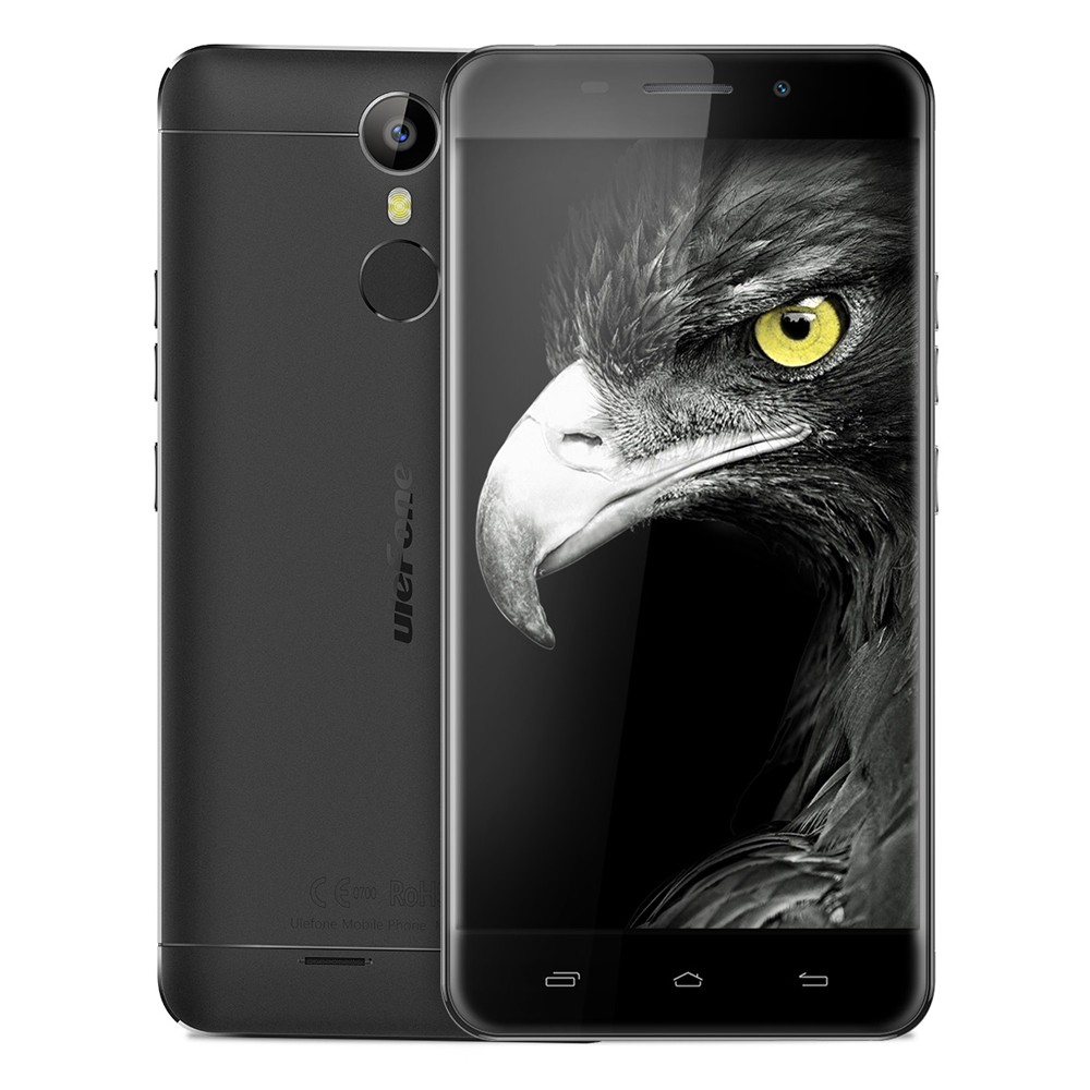 Мобильный телефон UleFone Metal, 5, MTK6753 Quad Core (1.3GHz), 3GB, 16GB, Mali-T720 MP2, Black