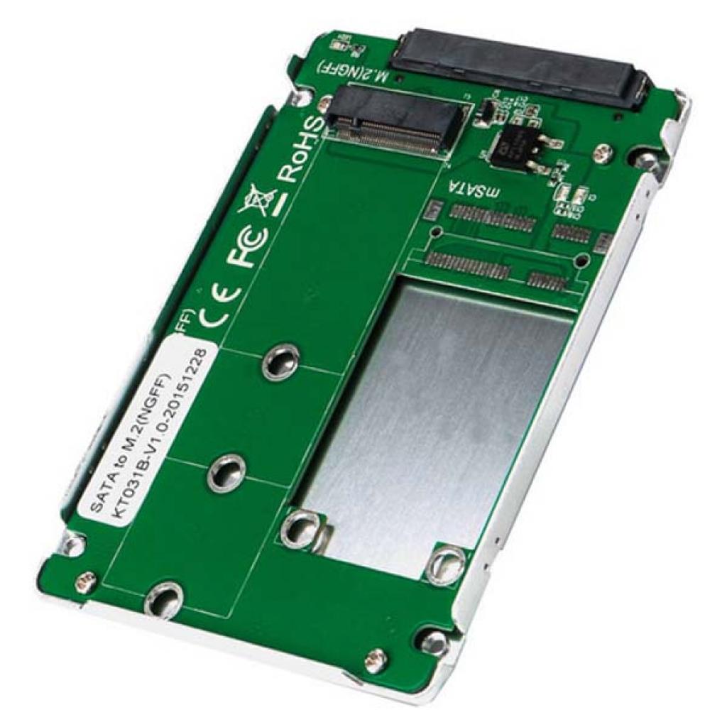 Кишеня для SSDM.2 Maiwo KT031B, 2.5 SATA to M.2 (NGFF)