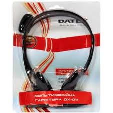 Наушники Datex DX-01 регулятор громкости, черные