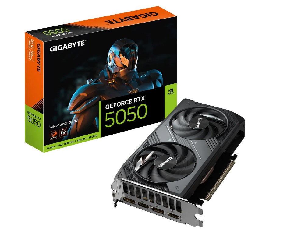 Відеоадаптер RTX5060 8GB GDDR7 128bit Gigabyte EAGLE OC (GV-N5060EAGLE OC-8GD)