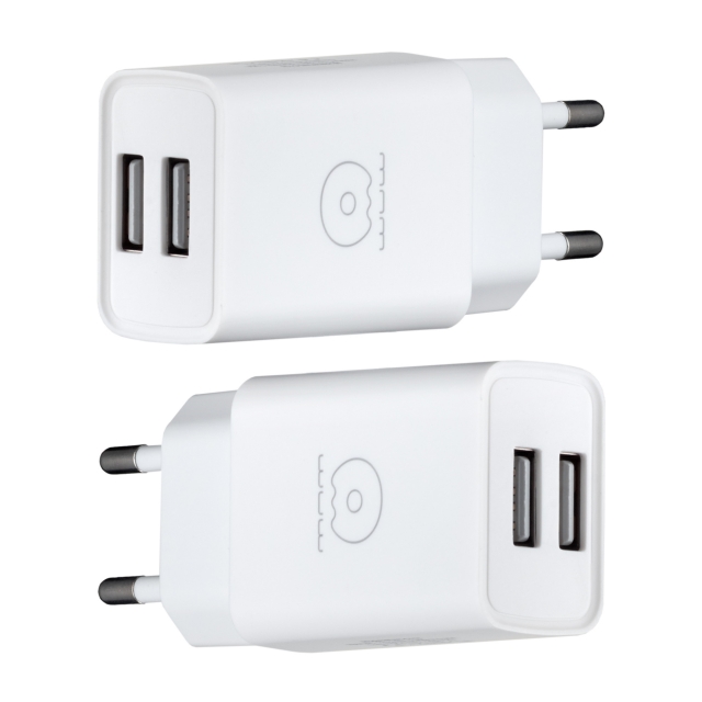 Зарядний пристрій WUW-C118 12W, 2xUSB
